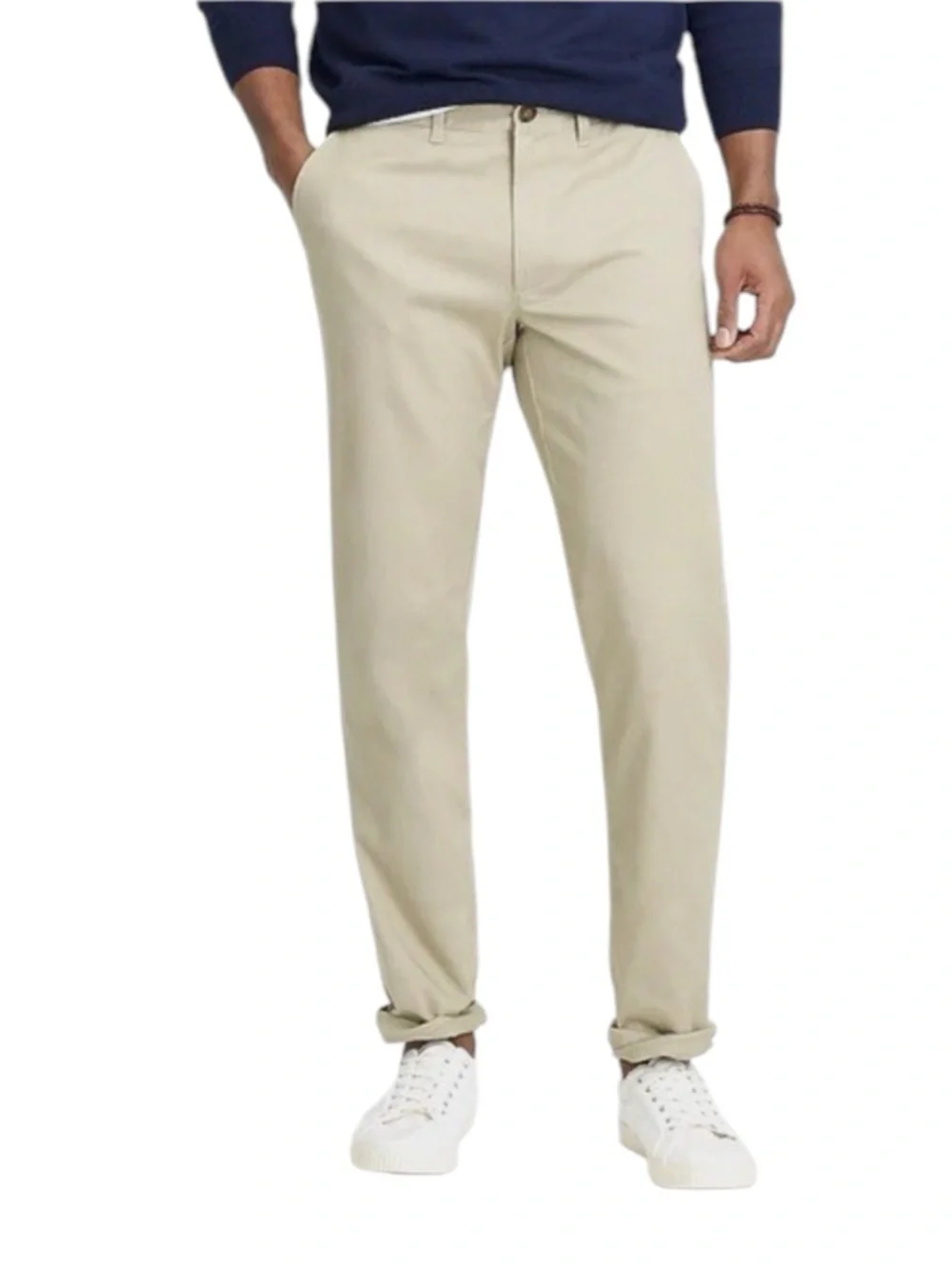 J Crew Factory Straight Fit Flex Chino Pant Mens Size 29 / 32 Khaki Beige